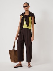 Hush Green Cotton Slub Tank Top - Image 2 of 5