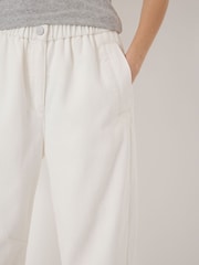 Hush Cream Supersoft Denim Barrel Leg Jeans - Image 5 of 6