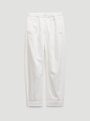 Hush Cream Supersoft Denim Barrel Leg Jeans - Image 6 of 6