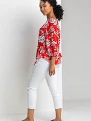 Roman White Petite Cropped Jegging - Image 4 of 5