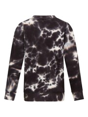 Fanatics Mercedes AMG Petronas F1 Tie Dye Crew Black Sweater - Image 3 of 3