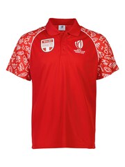 Fanatics Red Rugby World Cup 2023 Wales Polo Shirt - Image 2 of 3