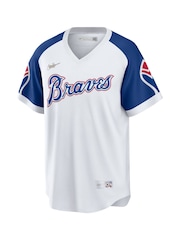 Fanatics Atlanta Braves Cooperstown 1974 White Jersey - Image 2 of 3