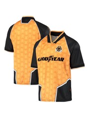 Fanatics Gold Wolverhampton Wanderers 1996 Retro Football Shirt - Image 1 of 3
