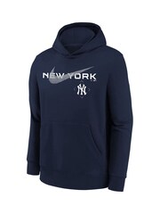 Fanatics Blue New York Yankees  Swoosh Neigborhood Hoodie - Image 2 of 3