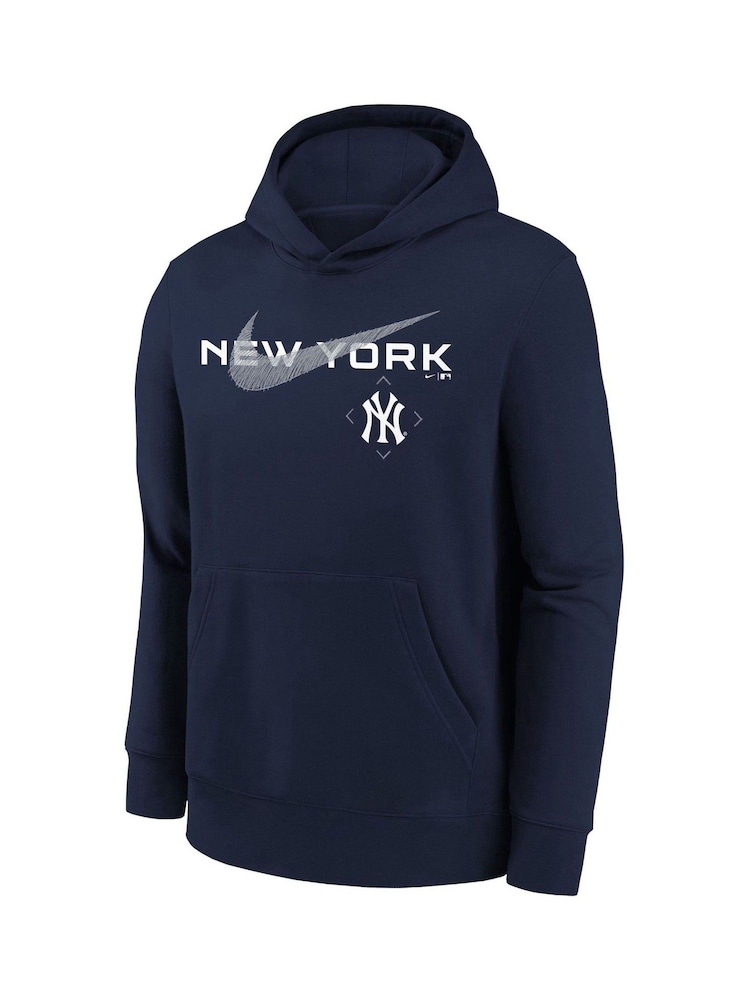 Fanatics Blue New York Yankees  Swoosh Neigborhood Hoodie - Image 2 of 3