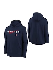 Fanatics Boston Red Sox  Swoosh Neigborhood Blue Hoodie - Image 1 of 3