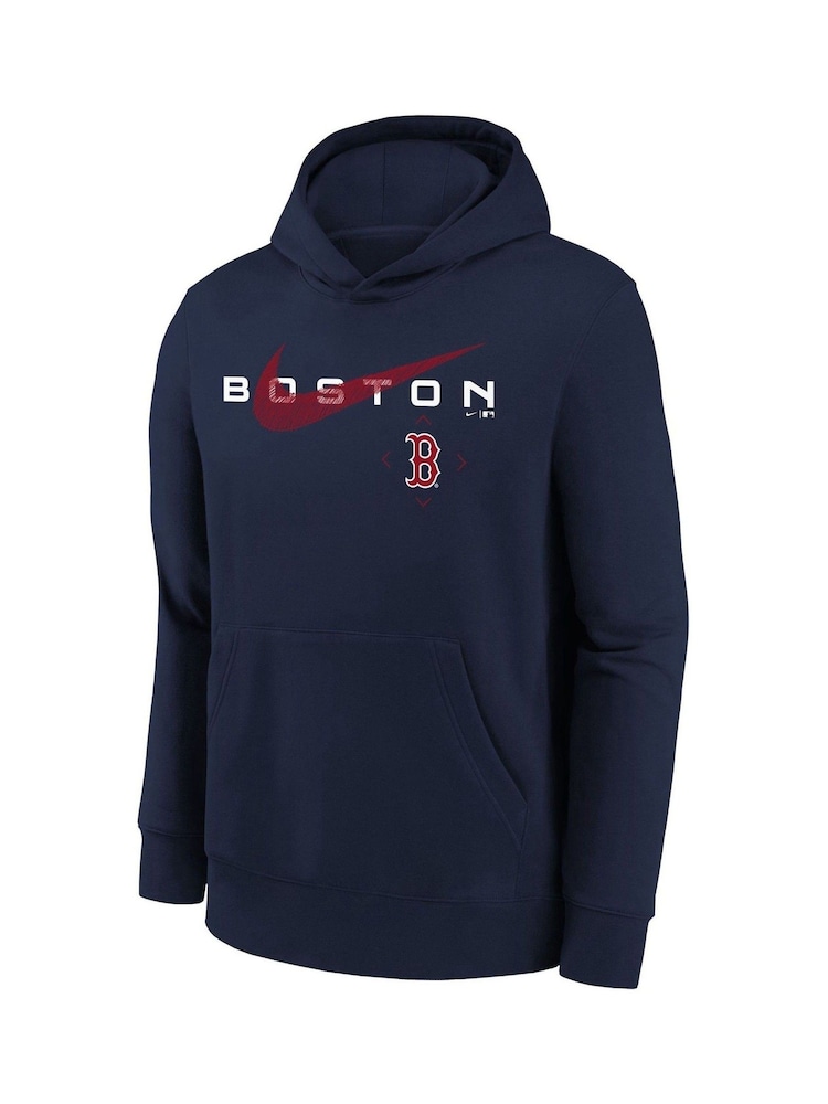 Fanatics Boston Red Sox  Swoosh Neigborhood Blue Hoodie - Image 2 of 3