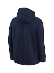 Fanatics Boston Red Sox  Swoosh Neigborhood Blue Hoodie - Image 3 of 3