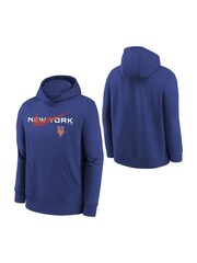 Fanatics Blue New York Mets  Swoosh Neigborhood Hoodie - Image 1 of 3