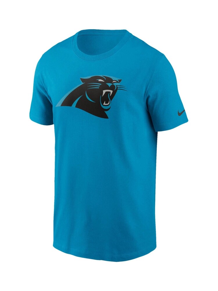 Fanatics Blue NFL Carolina Panthers Logo Essential 100% Cotton T-Shirt - Image 2 of 3