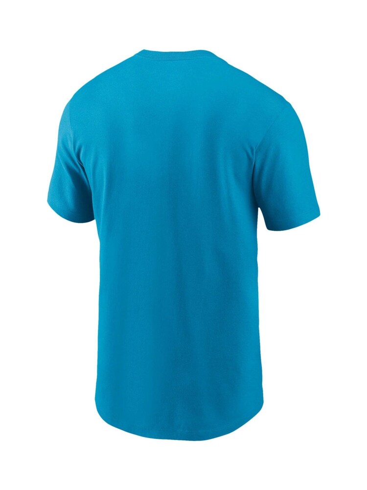 Fanatics Blue NFL Carolina Panthers Logo Essential 100% Cotton T-Shirt - Image 3 of 3