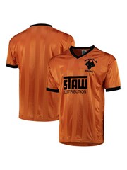 Fanatics Orange Wolverhampton Wanderers 1988 Sherpa Van Trophy Football Shirt - Image 1 of 3