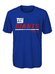 Fanatics Dri-Tek Blue New York Giants Engage Poly T-Shirt - Image 1 of 1
