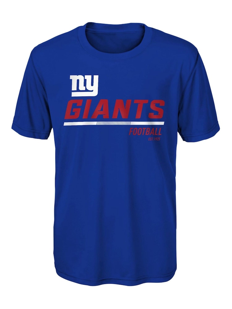 Fanatics Dri-Tek Blue New York Giants Engage Poly T-Shirt - Image 1 of 1