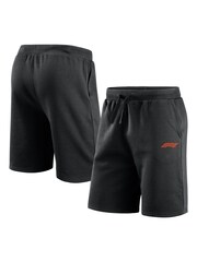 Formula 1 Essentials Black Sweat Shorts - Image 1 of 3