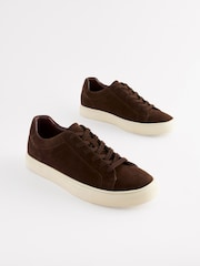 Brown Minimal Trainers - Image 1 of 5