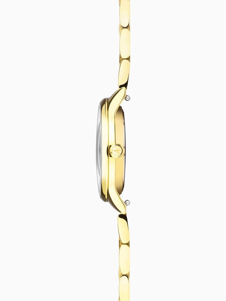 Accurist Ladies Gold Tone Dress Stainless Steel Bracelet 28mm Watch - Image 2 of 6
