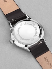 Accurist Ladies Dress Leather Strap 28mm Black Watch - Image 5 of 6