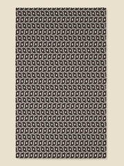 Sosandar Natural Geometric Print Contrast Trim Scarf - Image 3 of 3