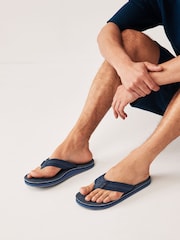 Multi Navy Flip Flops - Image 1 of 5