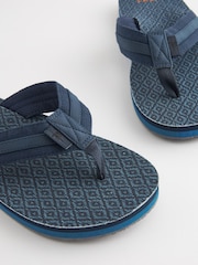 Multi Navy Flip Flops - Image 3 of 5