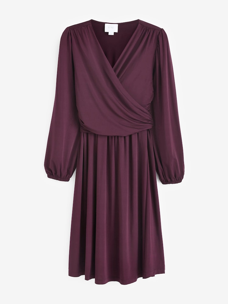Seraphine Purple Eudora Maternity & Nursing Evening Dress - Image 7 of 7