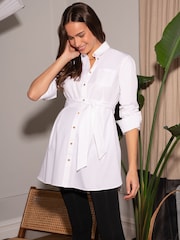 Seraphine Hilde 100% Cotton Justine White Shirt - Image 1 of 8