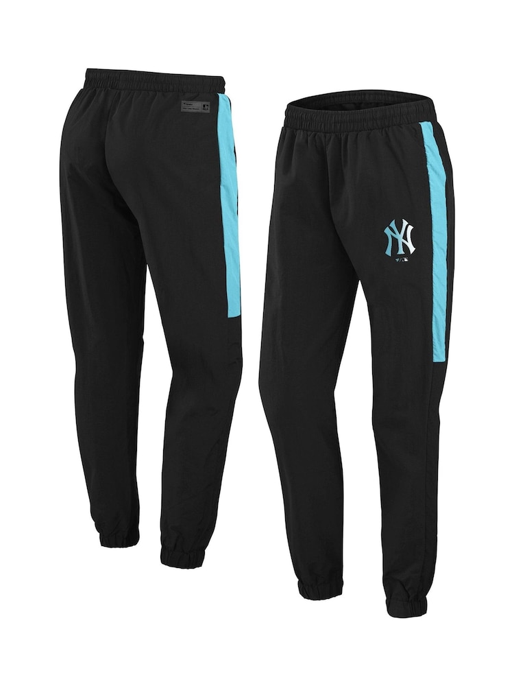 Fanatics New York Yankees Crossover Woven Black Joggers - Image 1 of 3 Fanatics New York Yankees Crossover Woven Black Joggers - Image 1 of 3
