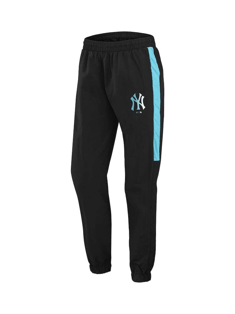 Fanatics New York Yankees Crossover Woven Black Joggers - Image 2 of 3 Fanatics New York Yankees Crossover Woven Black Joggers - Image 2 of 3