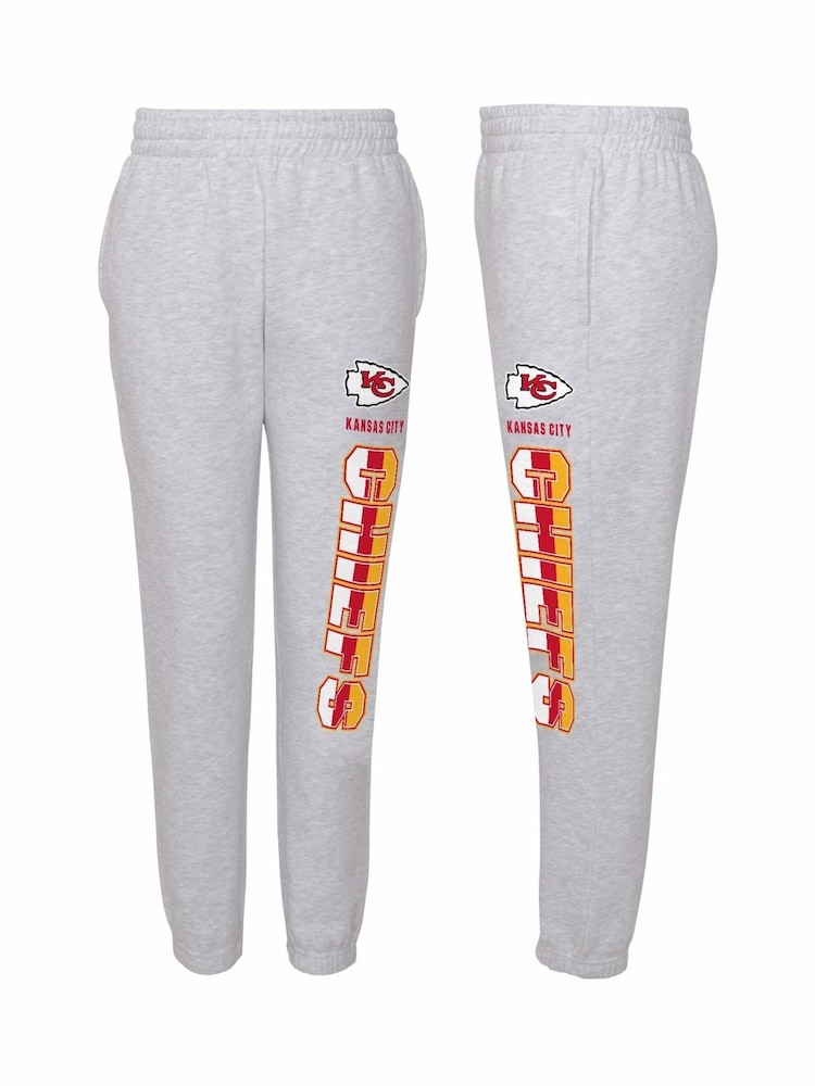 Fanatics Grey Kansas City Chiefs Game Time Joggers - Image 1 of 3
