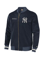 Fanatics Blue New York Yankees Cord Bomber Jacket - Image 2 of 3