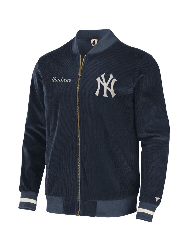 Fanatics Blue New York Yankees Cord Bomber Jacket - Image 2 of 3