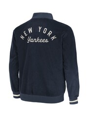 Fanatics Blue New York Yankees Cord Bomber Jacket - Image 3 of 3