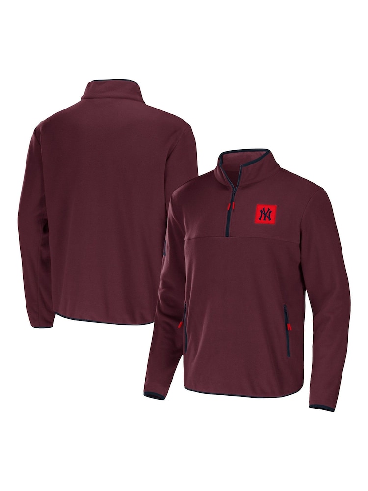 Fanatics Red New York Yankees Future Quarter Zip Fleece - Image 1 of 3