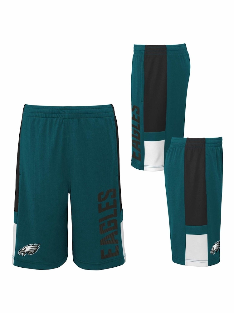 Fanatics Green Philadelphia Eagles Lateral Mesh Performance Shorts - Image 1 of 4