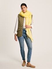 Joules Orla Yellow/White Scarf - Image 4 of 5