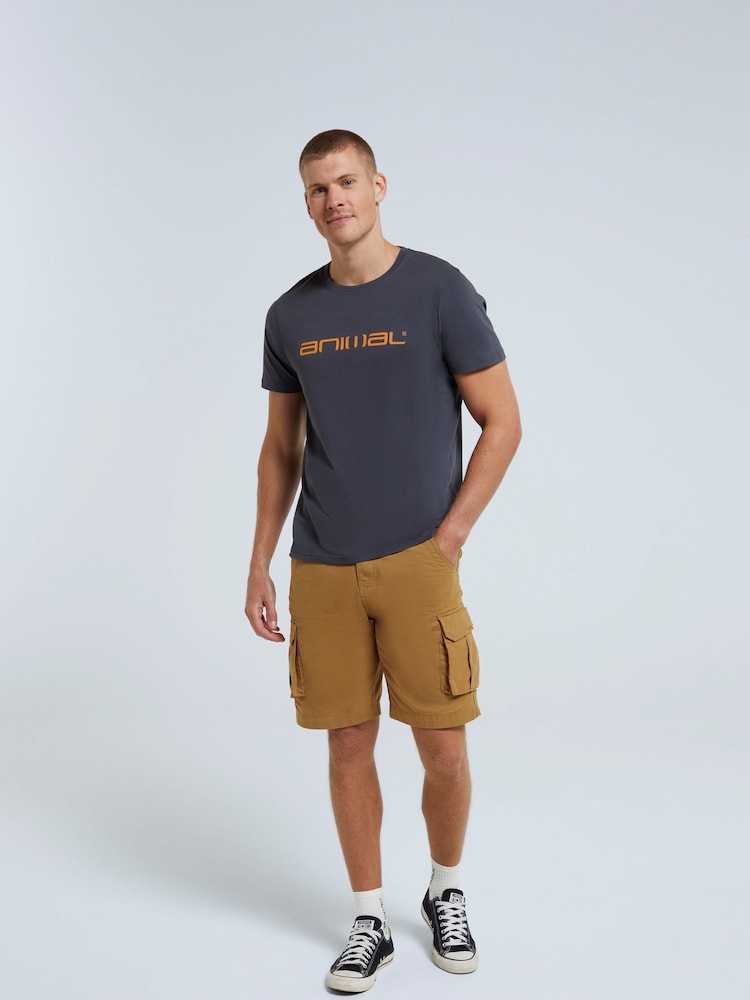 Animal Grey Classico Mens 100% Cotton T-Shirt - Image 3 of 5
