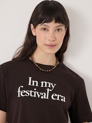 Hush Brown In My Festival Era Graphic T-Shirt - Image 4 of 5