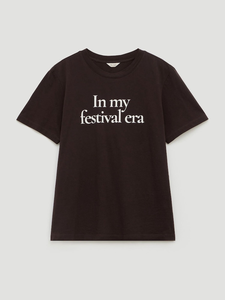 Hush Brown In My Festival Era Graphic T-Shirt - Image 5 of 5