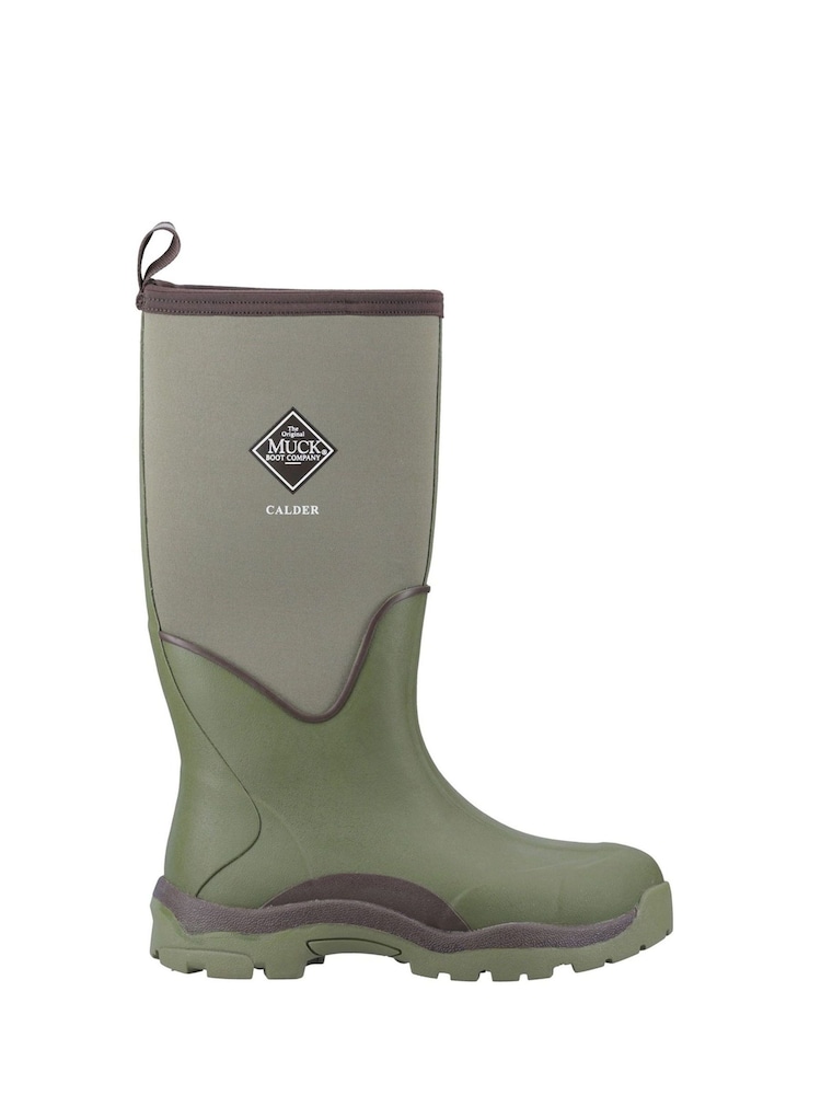 Muck Boots Green Calder Wellies - Image 1 of 7