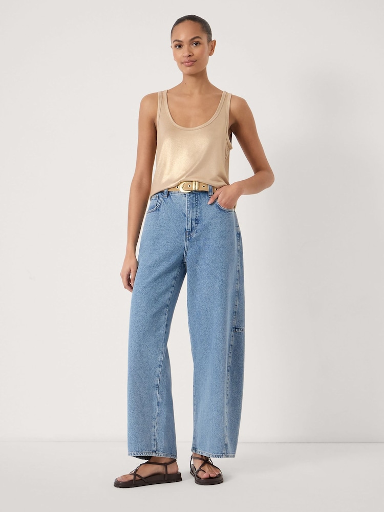 Hush Gold Metallic Slub Vest - Image 2 of 5