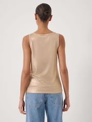 Hush Gold Metallic Slub Vest - Image 3 of 5