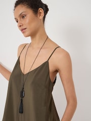 Hush Green Hols Bubble Hem Airflow Jumpsuit - Image 4 of 6