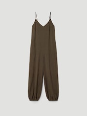 Hush Green Hols Bubble Hem Airflow Jumpsuit - Image 6 of 6