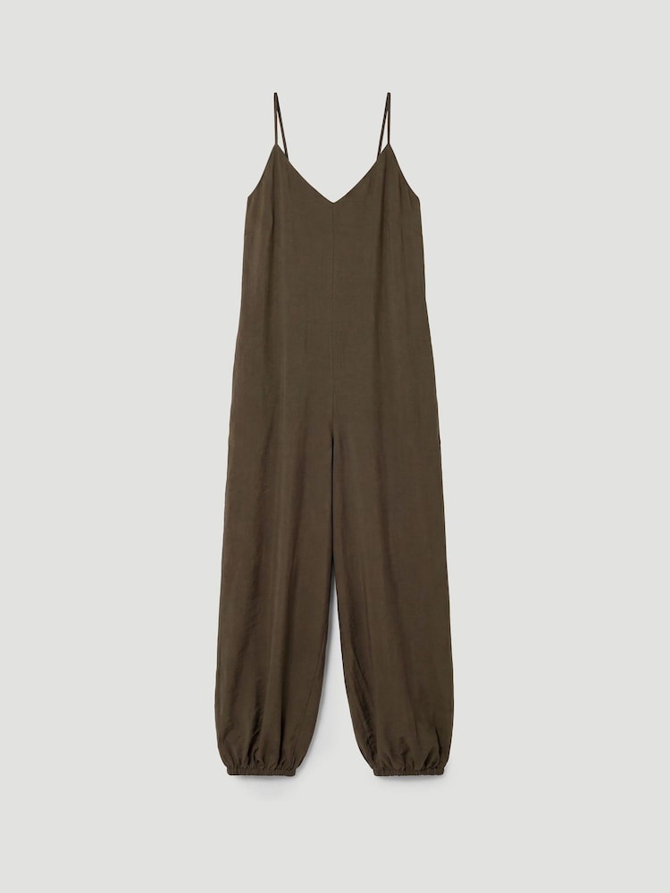 Hush Green Hols Bubble Hem Airflow Jumpsuit - Image 6 of 6