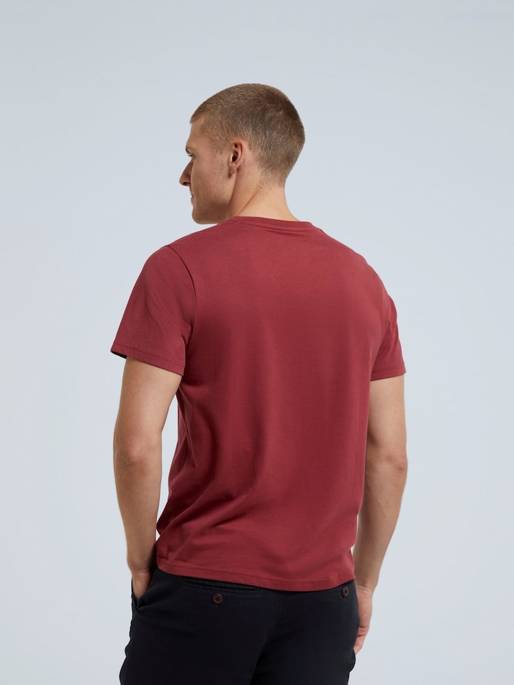 Animal Red Classico Mens 100% Cotton T-Shirt - Image 2 of 5