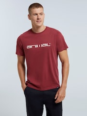Animal Red Classico Mens 100% Cotton T-Shirt - Image 3 of 5