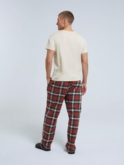 Animal Orange Kickback Mens Organic Pyjama Set - Image 2 of 4