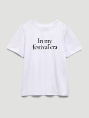 Hush White In My Festival Era Graphic T-Shirt - Image 5 of 5